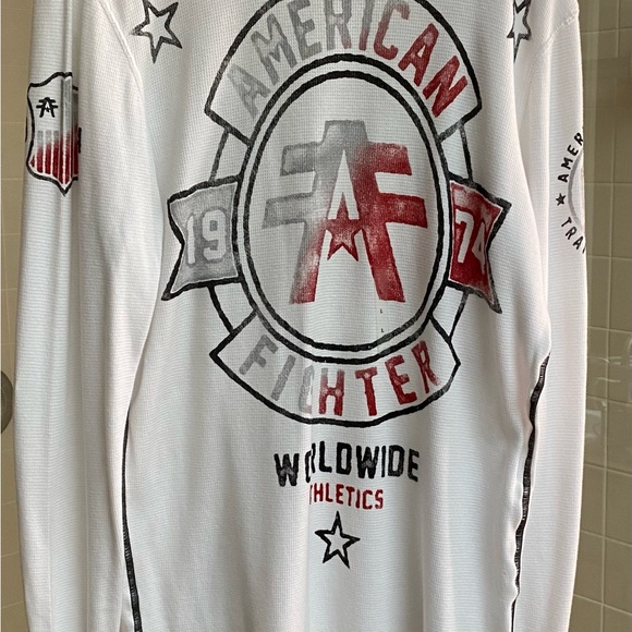 NWOT Men’s American Fighter Long Sleeve Shirt - Picture 4 of 5